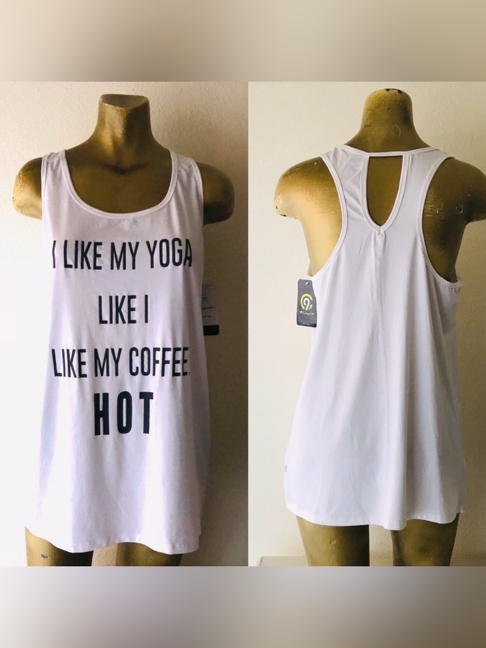 C9 by CHAMPION NWOT I Like My YOGA Tank TOP Size XL